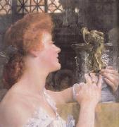 Alma-Tadema, Sir Lawrence The Golden Hour (mk23) Spain oil painting artist